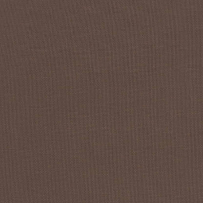 vidaXL Relaxsessel mit Hocker Dunkelbraun Stoff