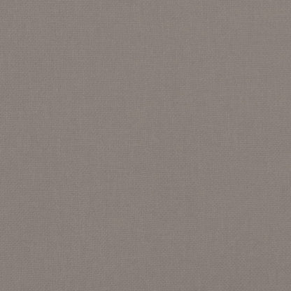 vidaXL Fauteuil relax avec repose-pieds taupe tissu
