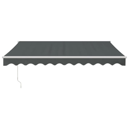 vidaXL Markise Einziehbar Anthrazit 3x2,5 m Stoff und Aluminium