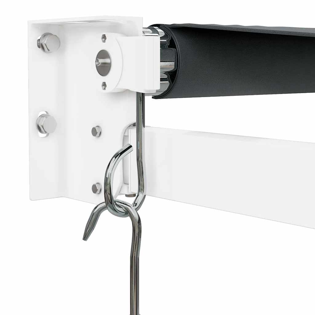 vidaXL Store banne rétractable anthracite 3,5x2,5 m en tissu et aluminium