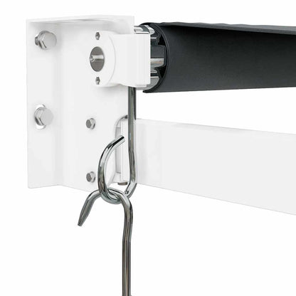 vidaXL Store banne rétractable anthracite 3,5x2,5 m en tissu et aluminium