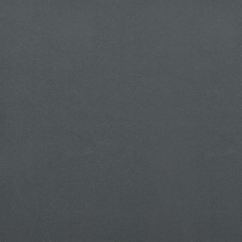 vidaXL Auvent rétractable anthracite 4x3 m tissu et aluminium
