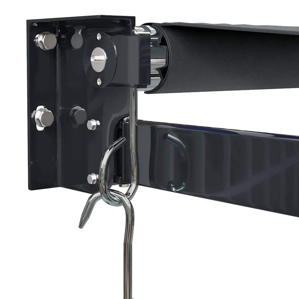 vidaXL Markise Einziehbar Anthrazit 3x2,5 m Stoff und Aluminium