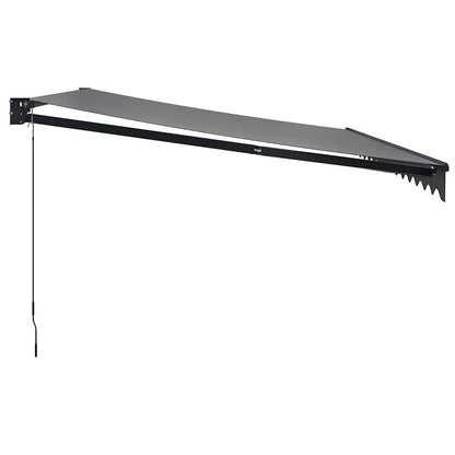 vidaXL Store banne rétractable anthracite 4x3 m Tissu et aluminium