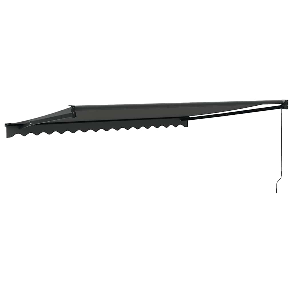 vidaXL Store banne rétractable anthracite 4x3 m Tissu et aluminium