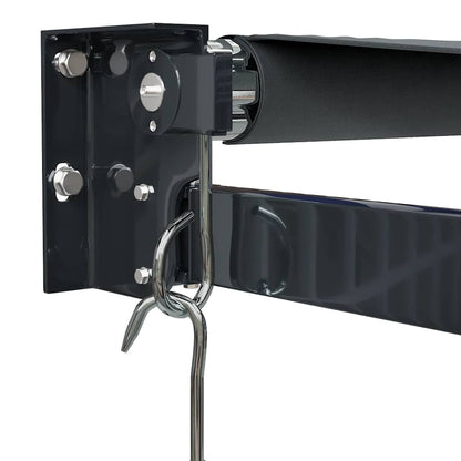 vidaXL Store banne rétractable anthracite 4x3 m Tissu et aluminium