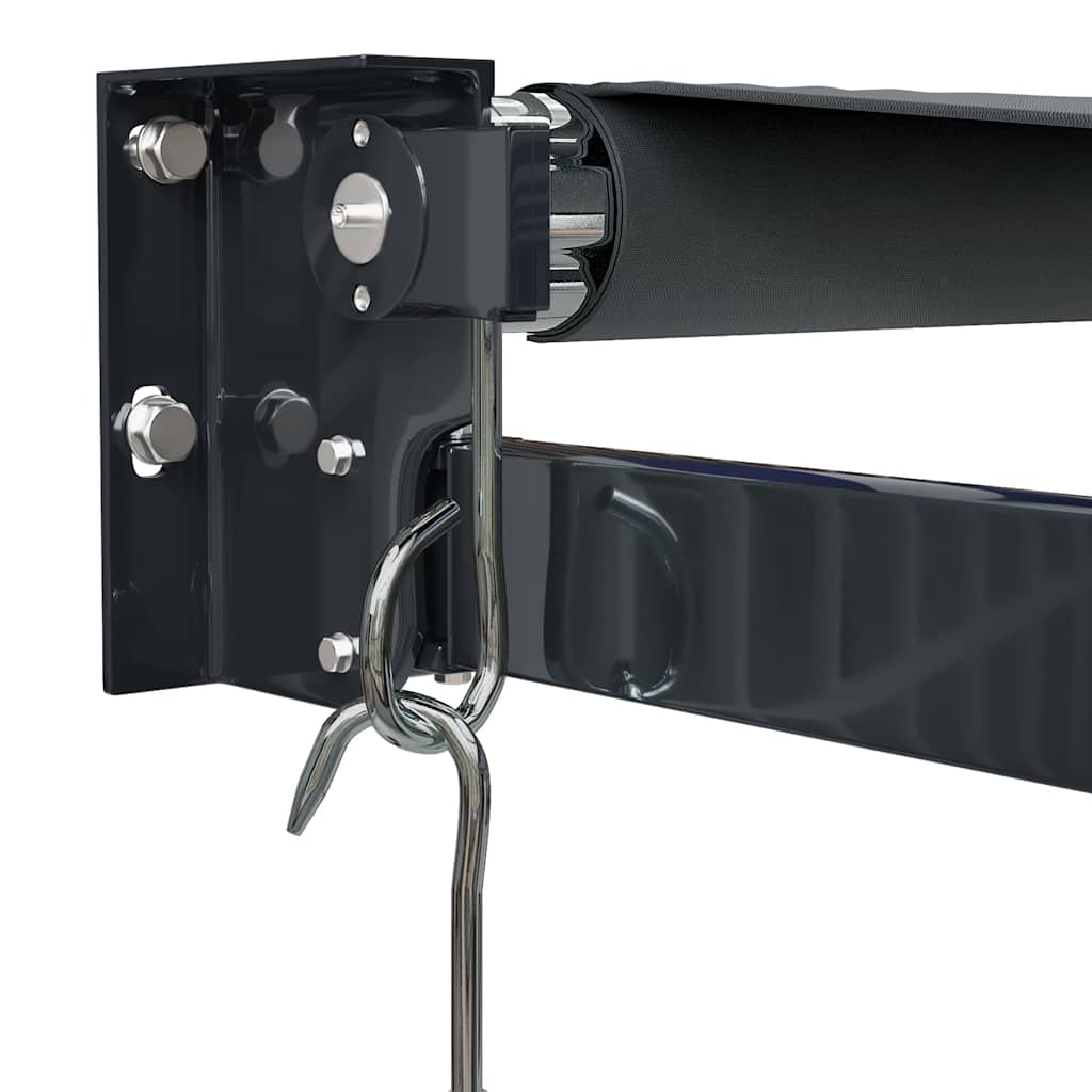 vidaXL Markise Einziehbar Anthrazit 4,5x3 m Stoff und Aluminium