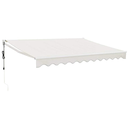 vidaXL Elektrische Markise mit Kurbel Creme 3x2,5 m