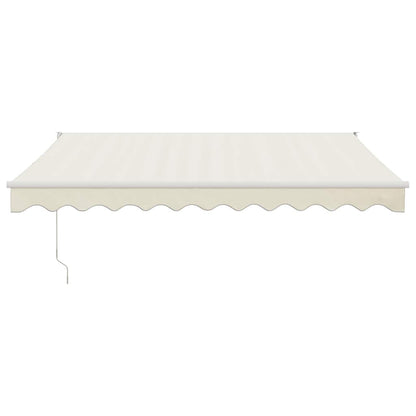 vidaXL Elektrische Markise mit Kurbel Creme 3x2,5 m