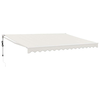 vidaXL Elektrische Markise mit Kurbel Creme 4x3 m