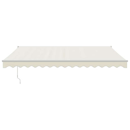 vidaXL Elektrische Markise mit Kurbel Creme 4x3 m