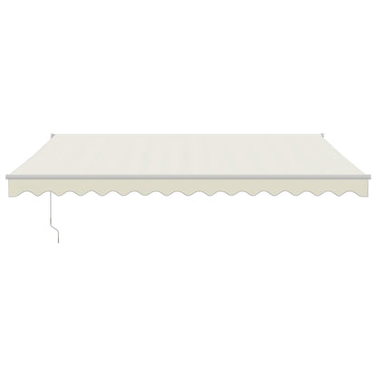vidaXL Elektrische Markise mit Kurbel Creme 4,5x3 m