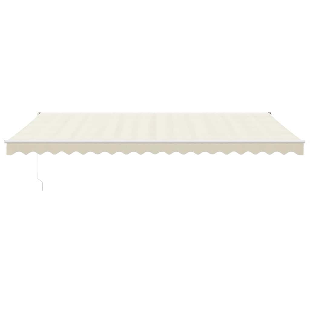 vidaXL Elektrische Markise mit Kurbel Creme 5x3 m