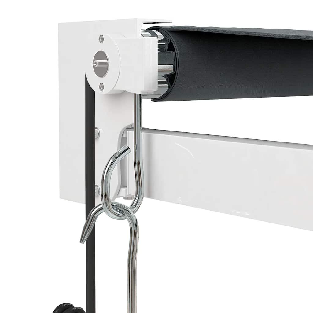 vidaXL Elektrische Markise mit Kurbel Anthrazit 4,5x3 m