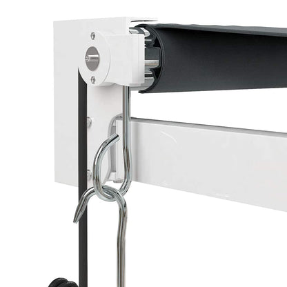 vidaXL Elektrische Markise mit Kurbel Anthrazit 4,5x3 m