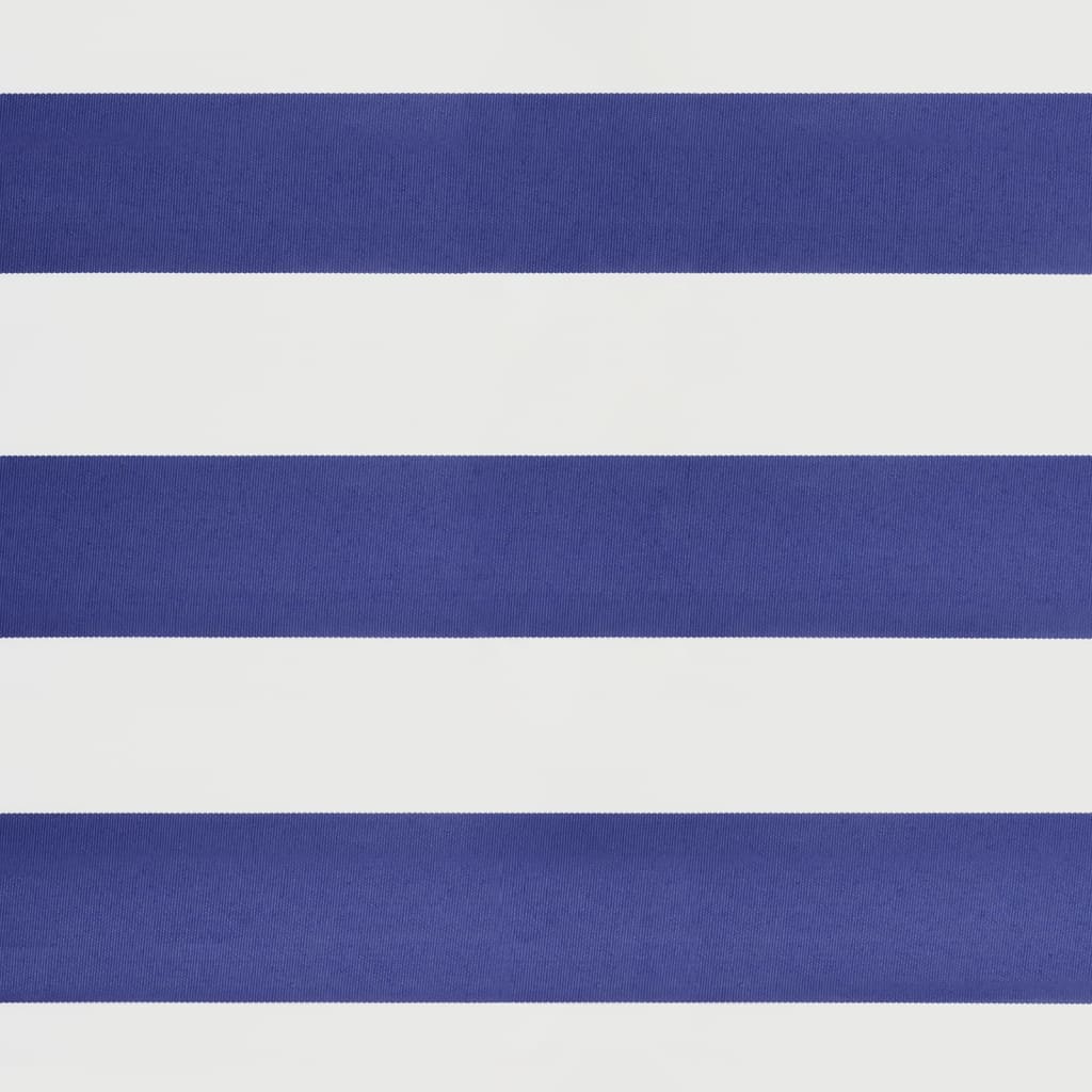vidaXL Auvent électrique avec manivelle Bleu et blanc 3x2,5 m