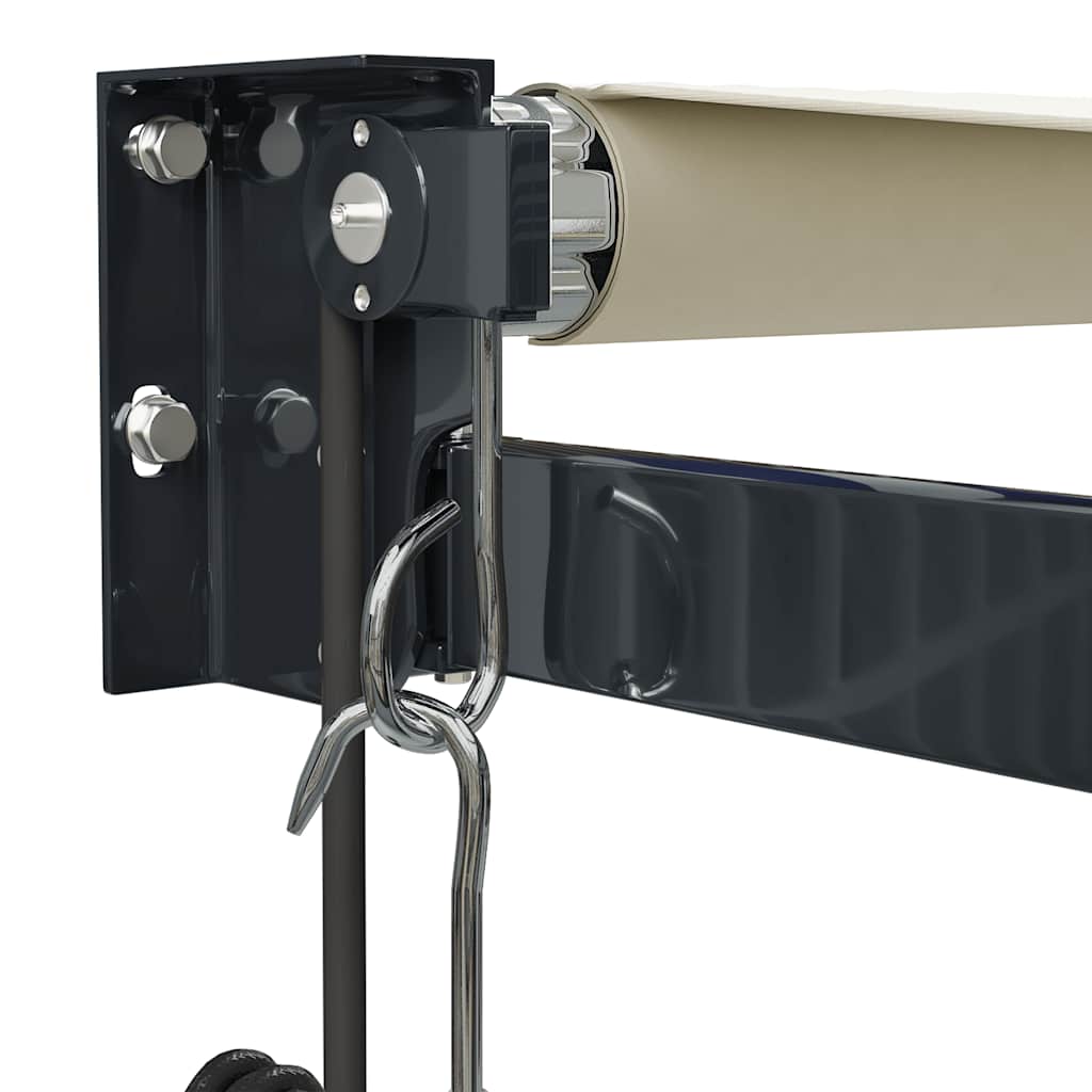 vidaXL Elektrische Markise mit Kurbel Creme 3x2,5 m