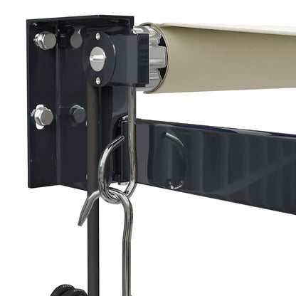 vidaXL Elektrische Markise mit Kurbel Creme 3x2,5 m
