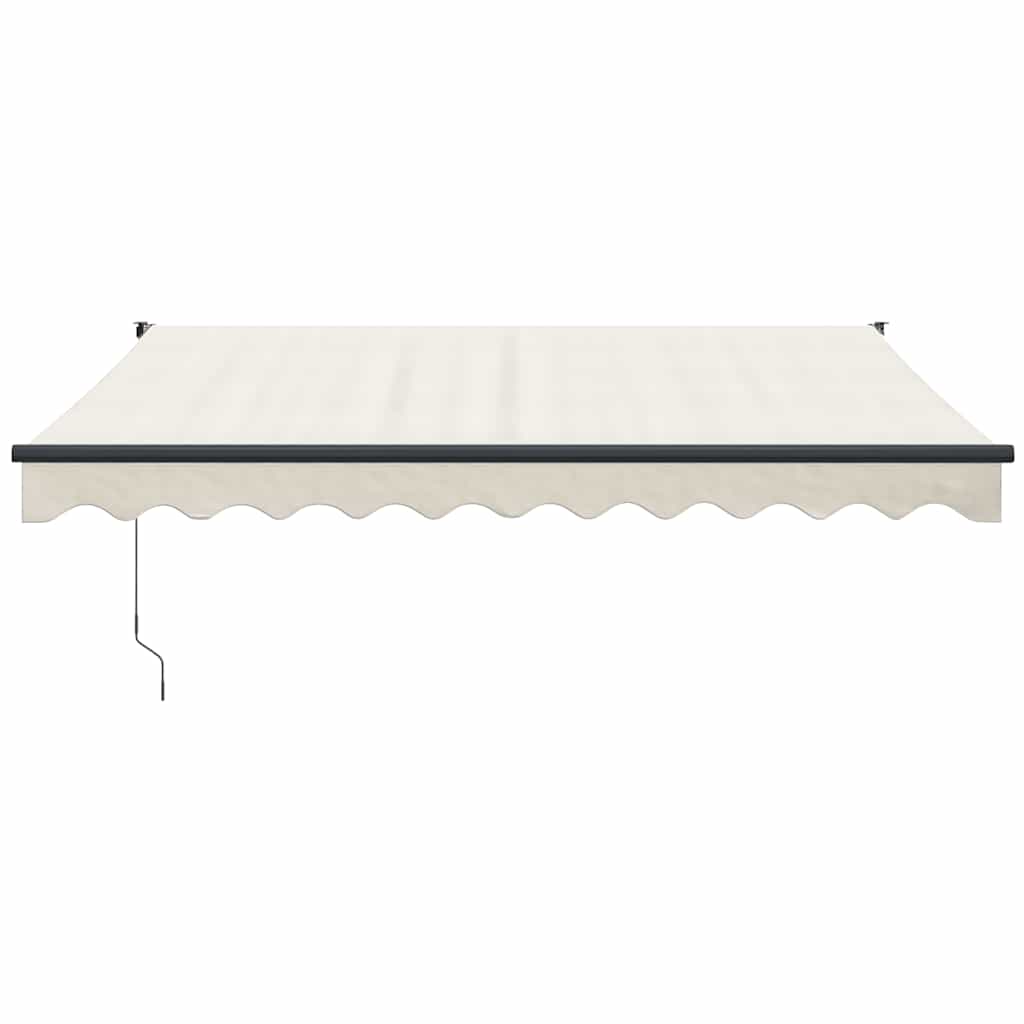vidaXL Elektrische Markise mit Kurbel Creme 3,5x2,5 m