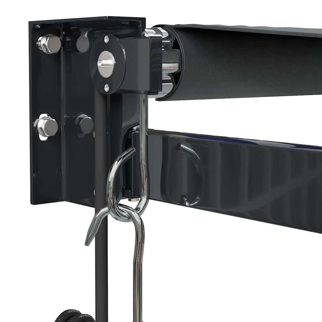 vidaXL Elektrische Markise mit Kurbel Anthrazit 3,5x2,5 m