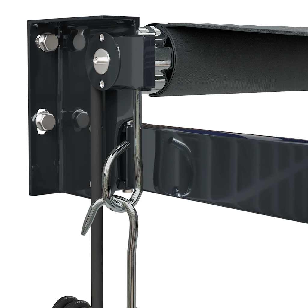 vidaXL Elektrische Markise mit Kurbel Anthrazit 4x3 m