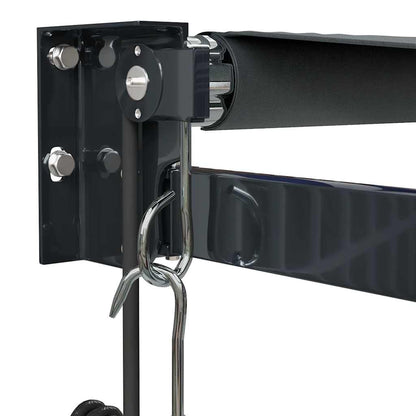 vidaXL Elektrische Markise mit Kurbel Anthrazit 4x3 m