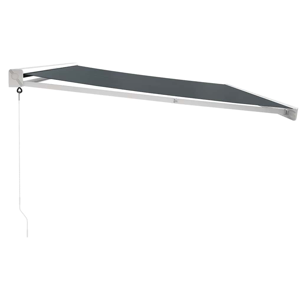 vidaXL Markise Einziehbar Anthrazit 5x3 m Stoff und Aluminium
