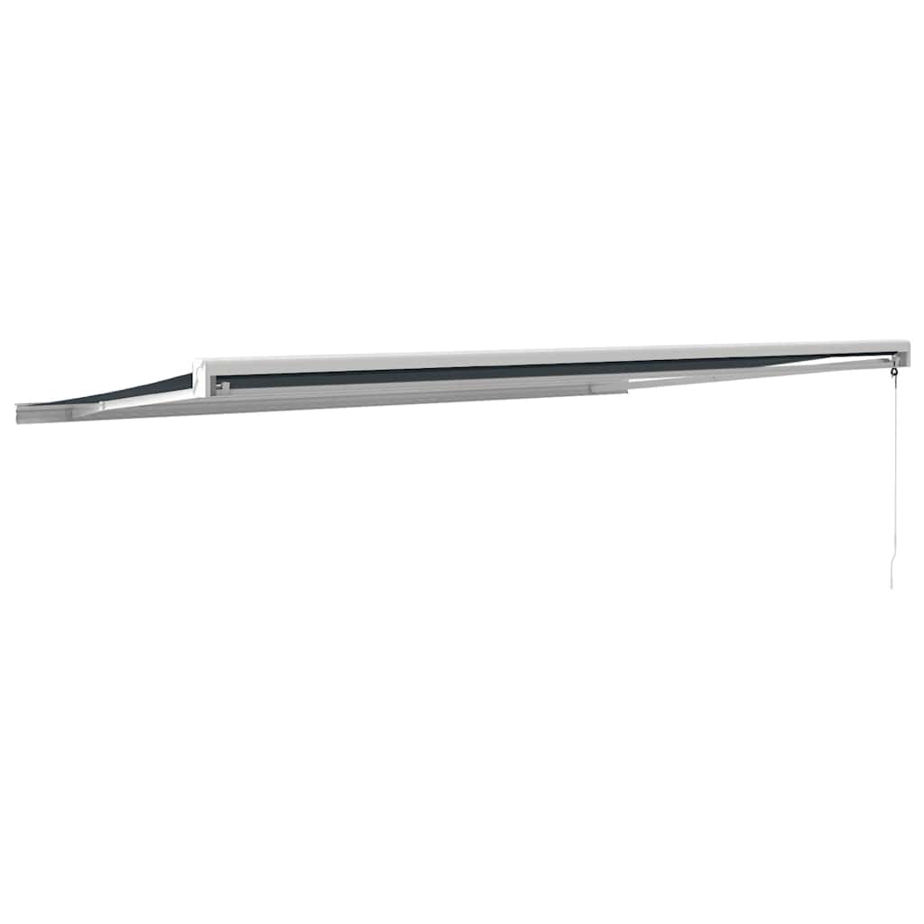 vidaXL Markise Einziehbar Anthrazit 5x3 m Stoff und Aluminium