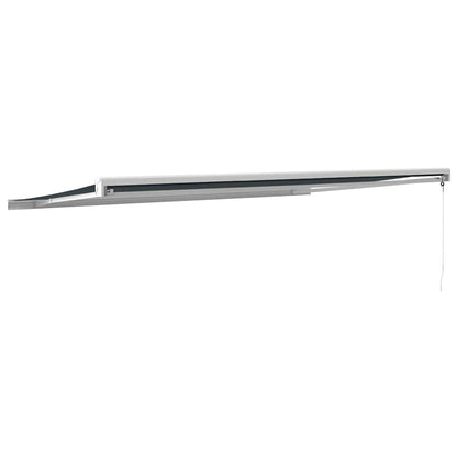 vidaXL Markise Einziehbar Anthrazit 5x3 m Stoff und Aluminium