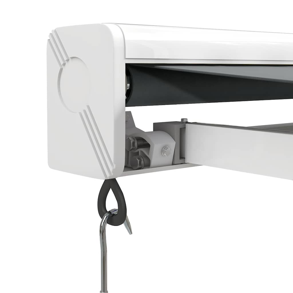 vidaXL Markise Einziehbar Anthrazit 5x3 m Stoff und Aluminium