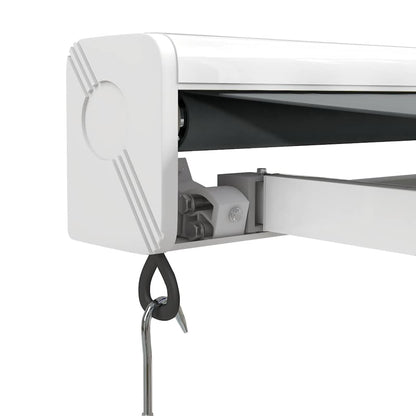 vidaXL Markise Einziehbar Anthrazit 5x3 m Stoff und Aluminium