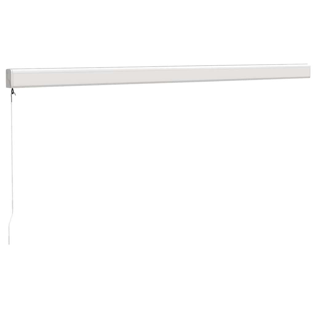 vidaXL Markise Einziehbar Orange und Braun 4x3 m Stoff und Aluminium