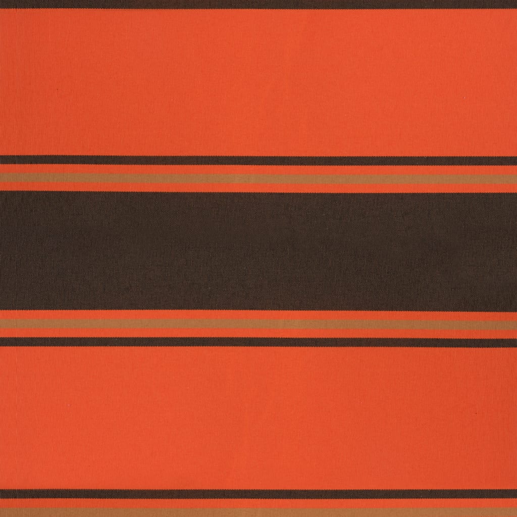 vidaXL Markise Einziehbar Orange und Braun 4,5x3 m Stoff und Aluminium