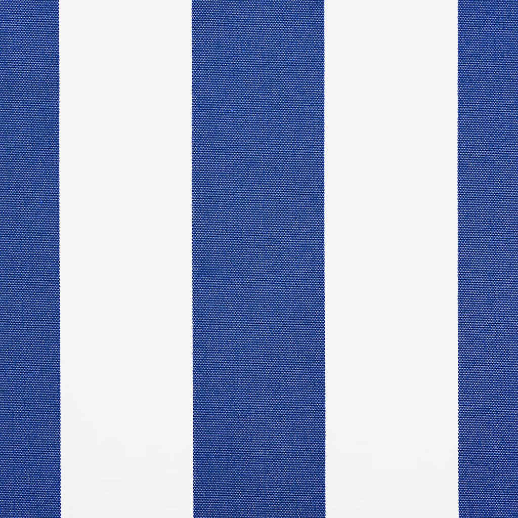 vidaXL Markise Einziehbar Blau und Weiß 4x3 m Stoff und Aluminium