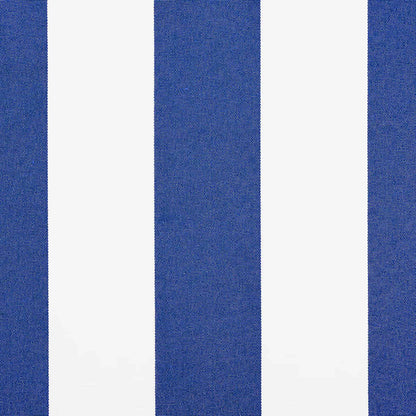 vidaXL Markise Einziehbar Blau und Weiß 4x3 m Stoff und Aluminium