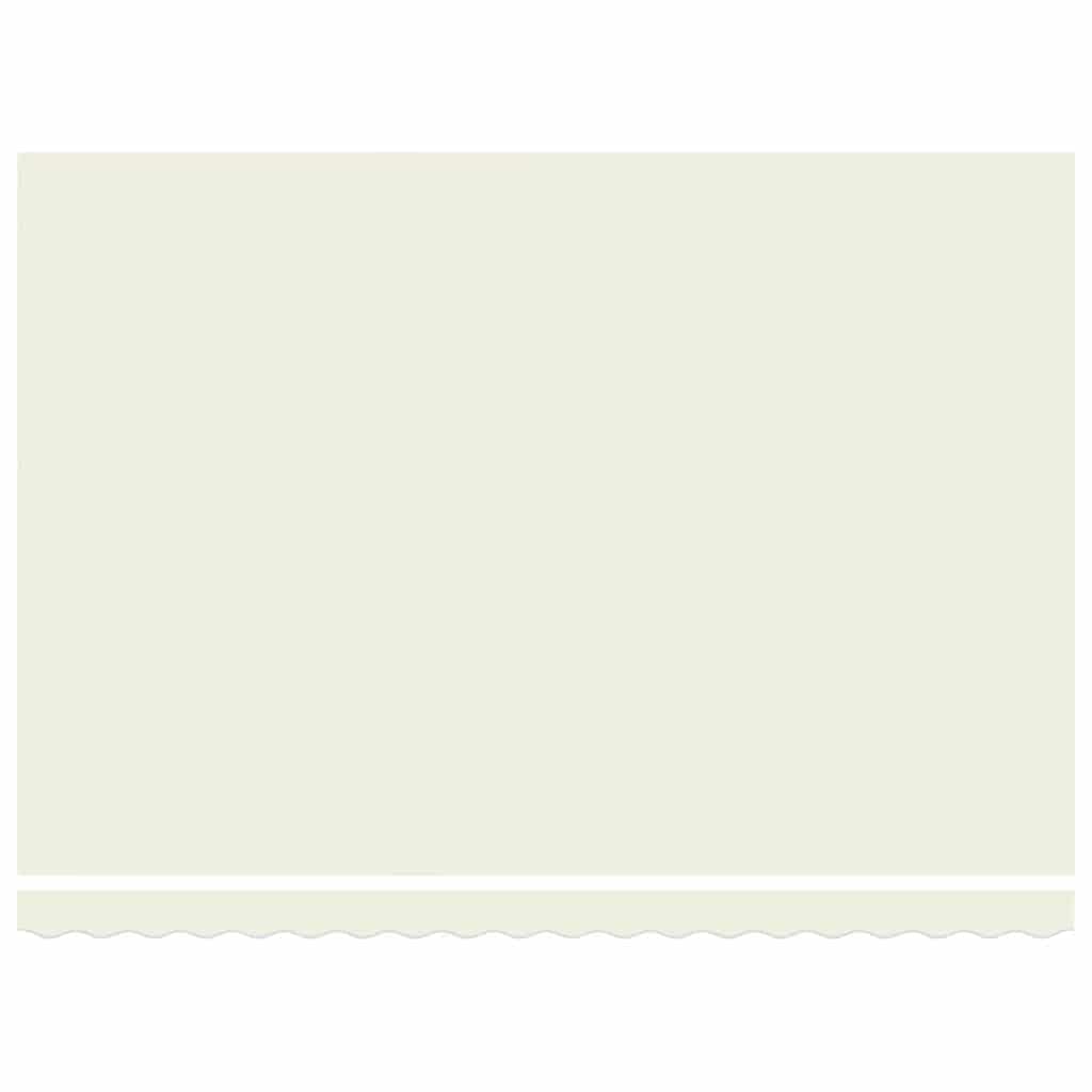 vidaXL Markise Einziehbar Creme 4x3 m Stoff und Aluminium