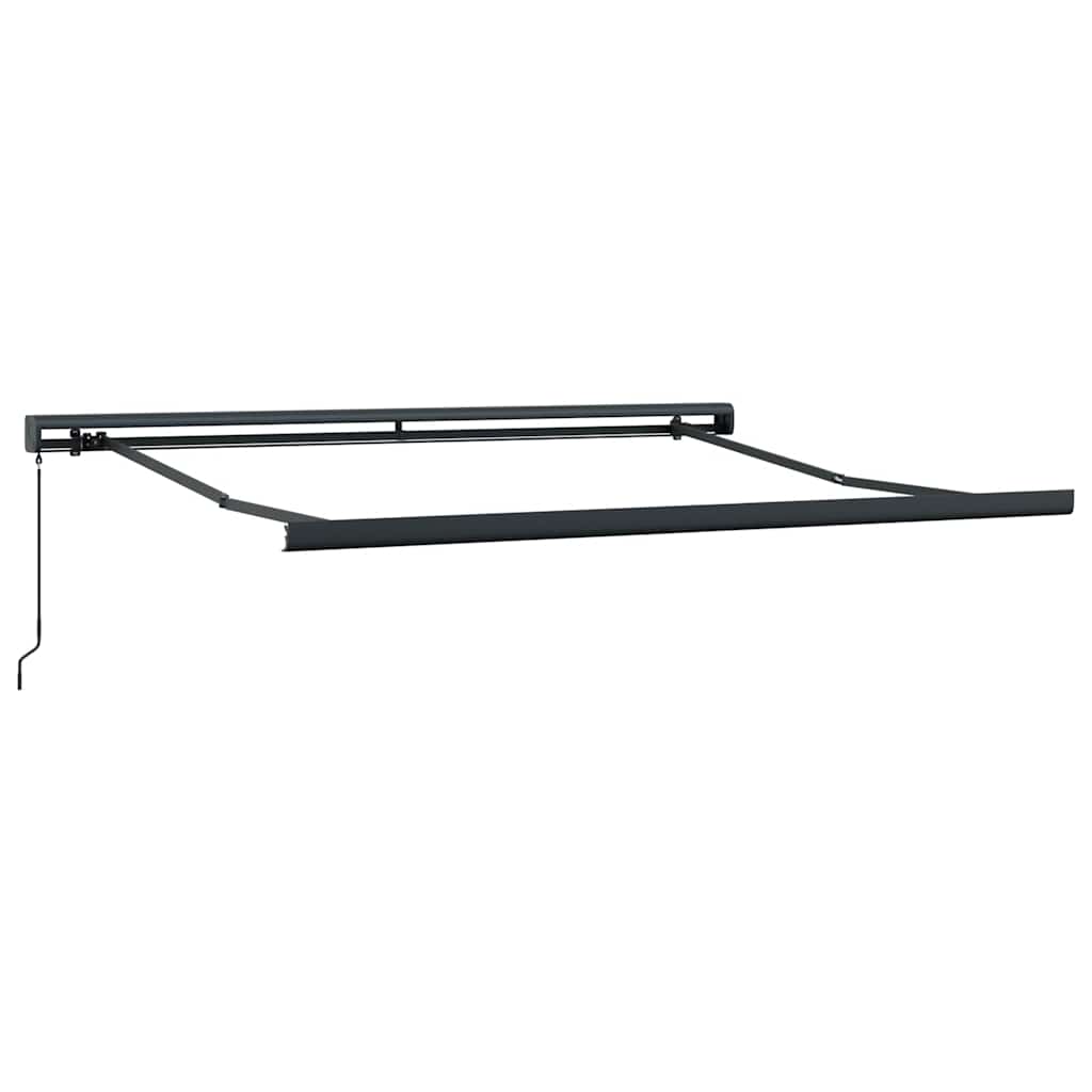 vidaXL Markise Einziehbar Gelb und Weiß 3x2,5 m Stoff und Aluminium