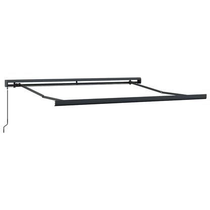 vidaXL Markise Einziehbar Gelb und Weiß 3x2,5 m Stoff und Aluminium