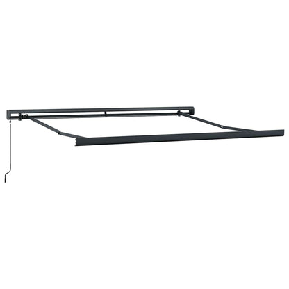 vidaXL Markise Einziehbar Gelb und Weiß 3,5x2,5 m Stoff und Aluminium