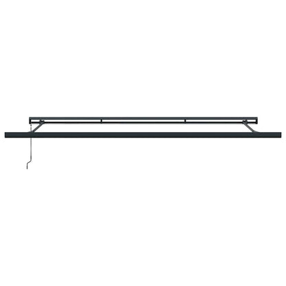 vidaXL Markise Einziehbar Gelb und Weiß 5x3 m Stoff und Aluminium