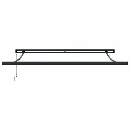 vidaXL Markise Einziehbar Orange und Braun 3,5x2,5 m Stoff & Aluminium