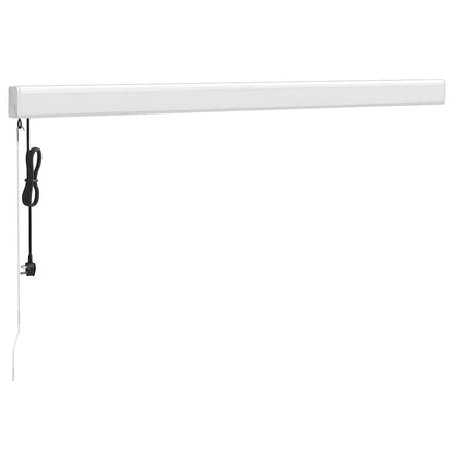 vidaXL Auvent rétractable jaune et blanc 3,5x2,5 m Tissu et aluminium