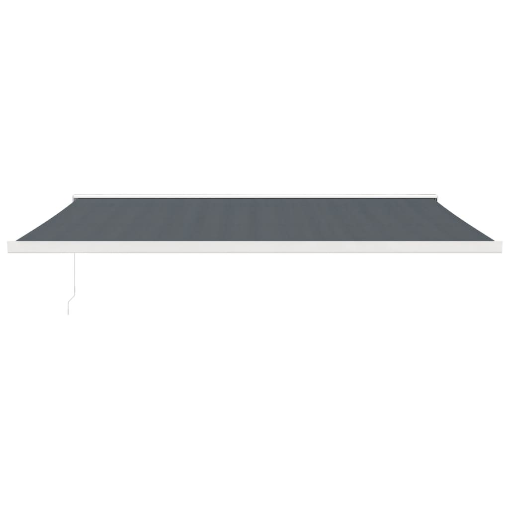 Store banne rétractable vidaXL anthracite 4,5x3 m en tissu et aluminium