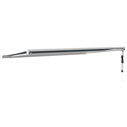 Store banne rétractable vidaXL anthracite 4,5x3 m en tissu et aluminium