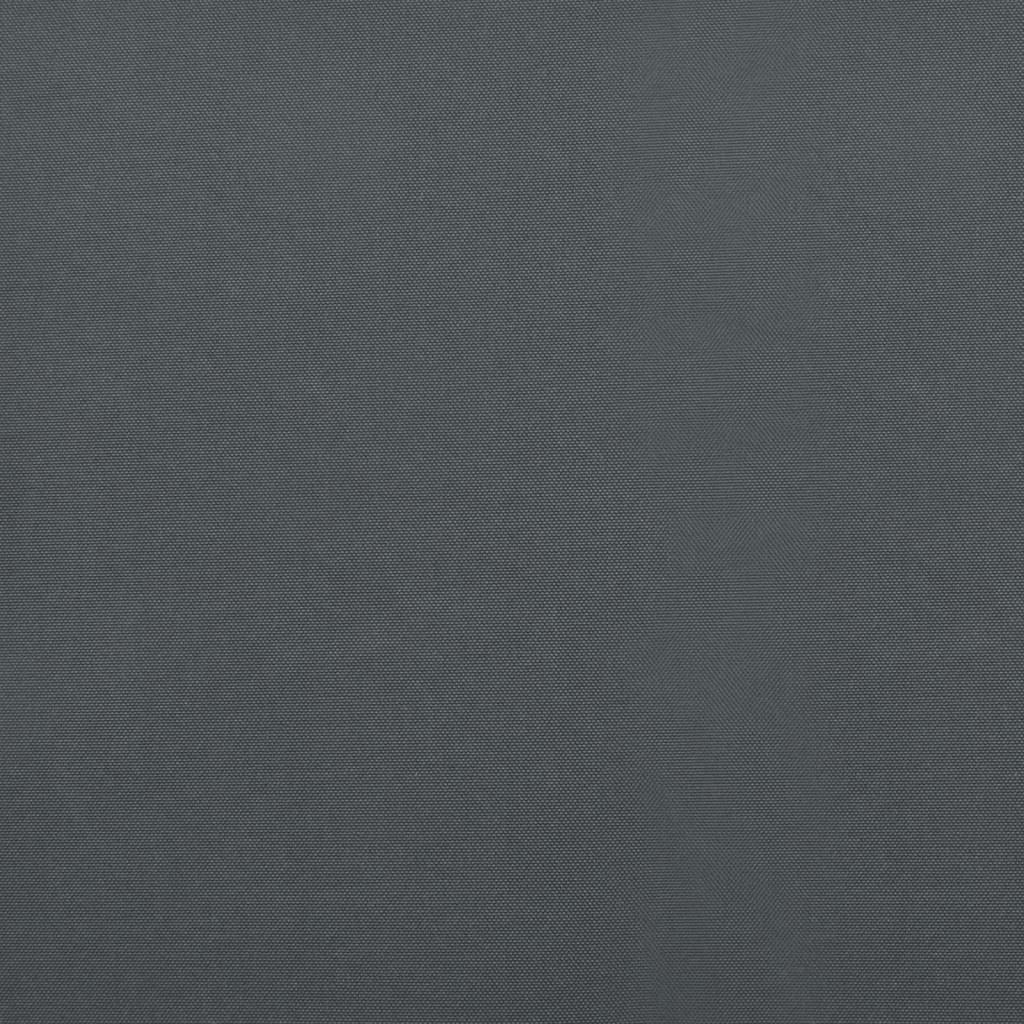 Store banne rétractable vidaXL anthracite 4,5x3 m en tissu et aluminium