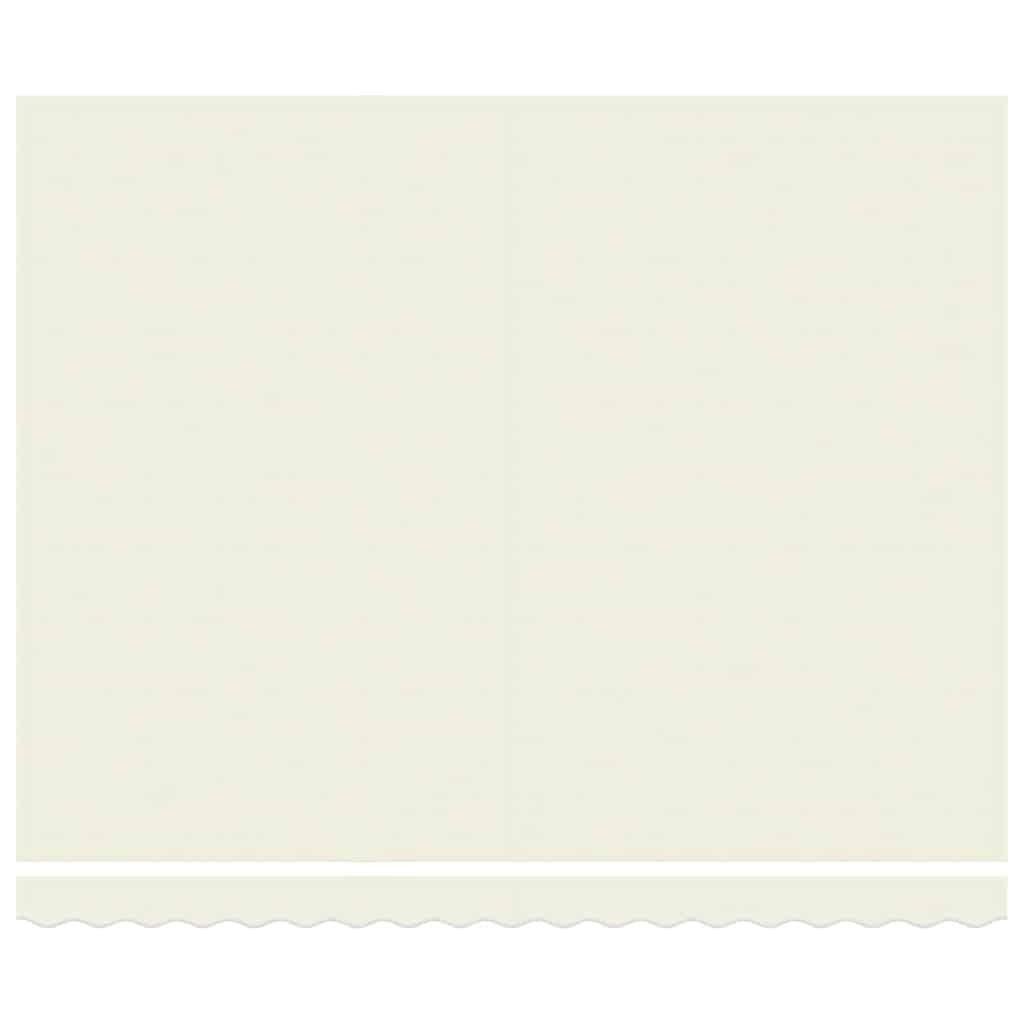 vidaXL Markise Einziehbar Creme 4x3 m Stoff und Aluminium