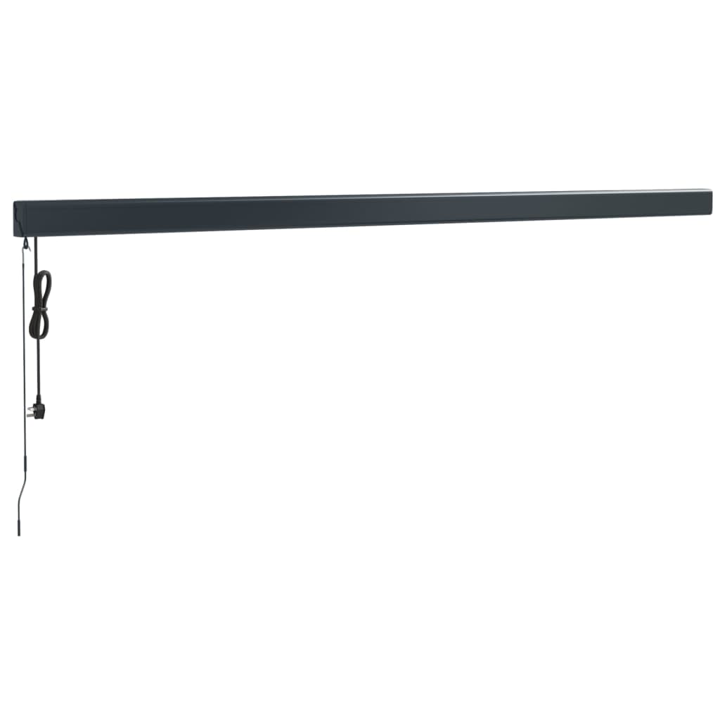 vidaXL Markise Einziehbar Creme 5x3 m Stoff und Aluminium