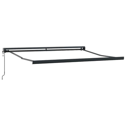 vidaXL Markise Einziehbar Gelb und Weiß 3x2,5 m Stoff und Aluminium