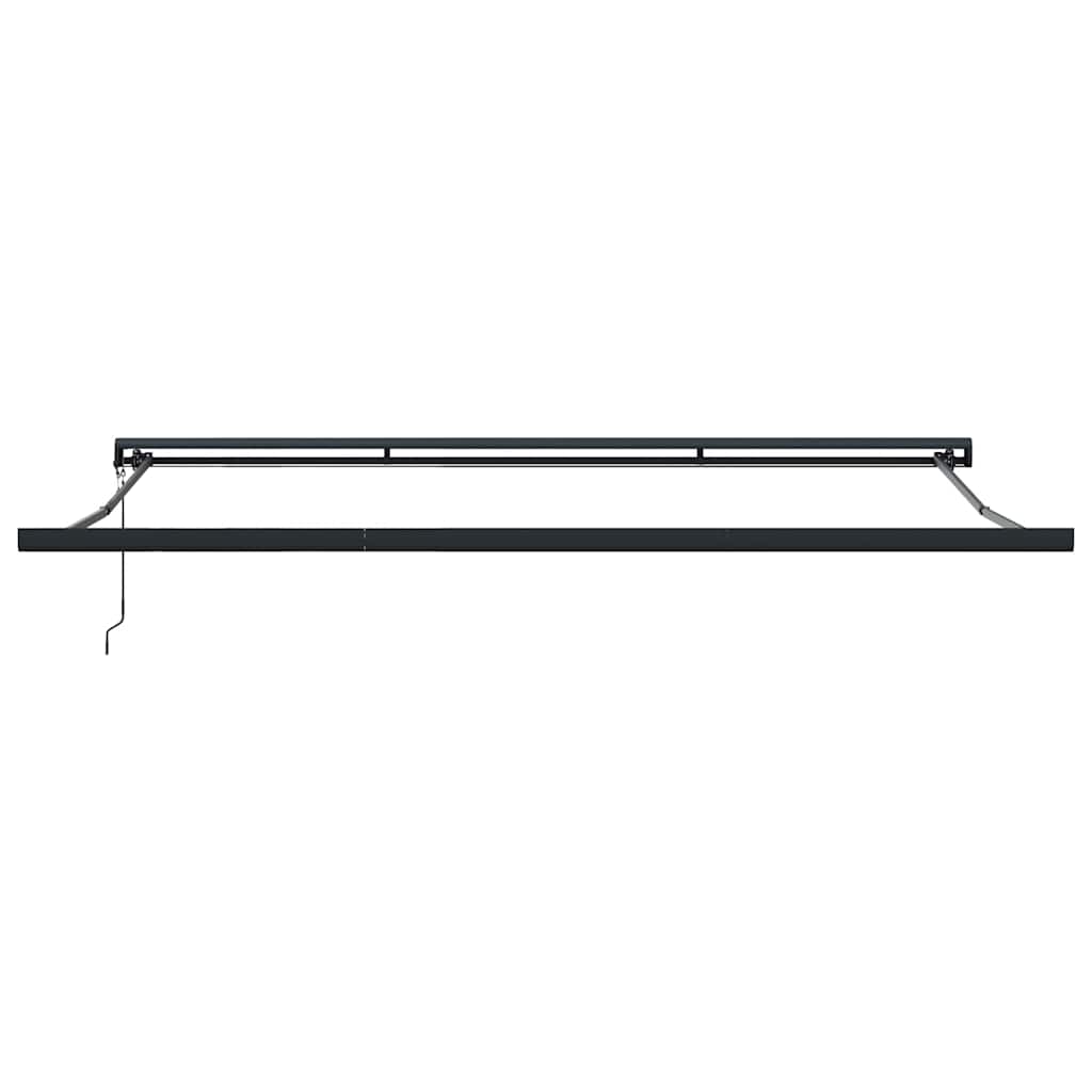 vidaXL Markise Einziehbar Gelb und Weiß 4x3 m Stoff und Aluminium