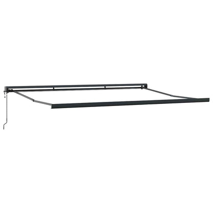 vidaXL Markise Einziehbar Gelb und Weiß 4,5x3 m Stoff und Aluminium